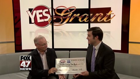 Yes! Grant 11/7/18: Greater Lansing Food Bank