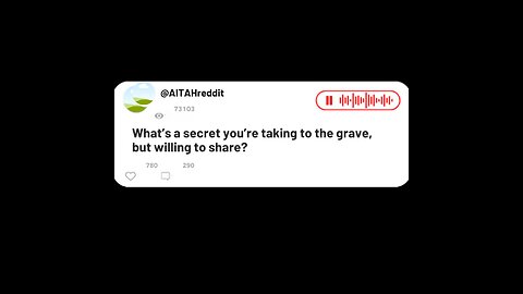 should havee taken this secret to the grave