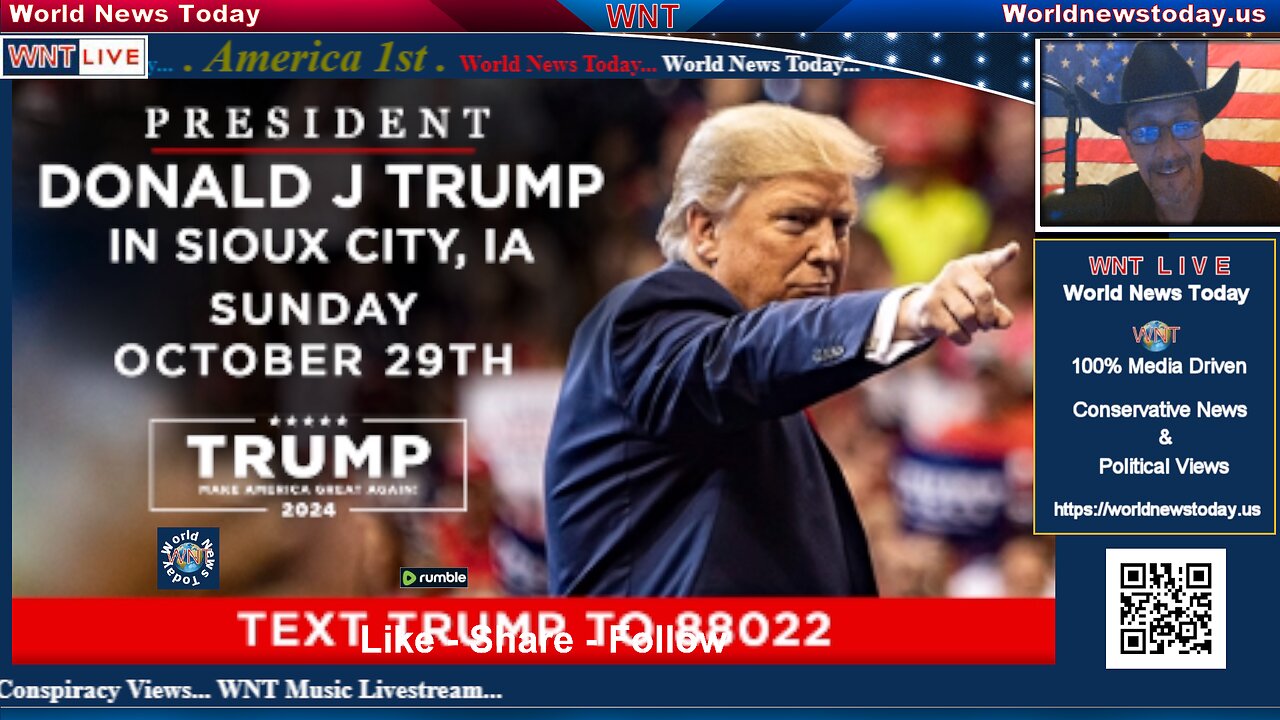 Donald J Trump in Sioux City, IA 10-29-2023