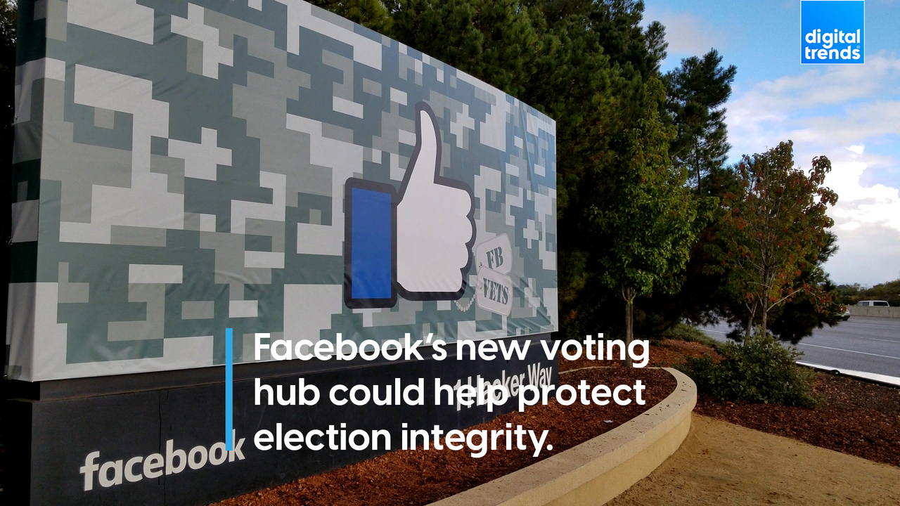 Facebook’s new voting hub could help protect election integrity.