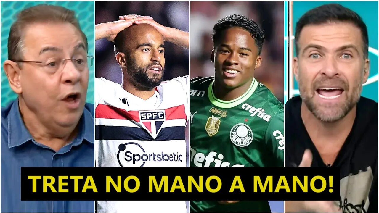 DEU TRETA! "CALA A BOCA! VOCÊ TÁ DE SACANAGEM!" MANO A MANO de Palmeiras x São Paulo PEGA FOGO!