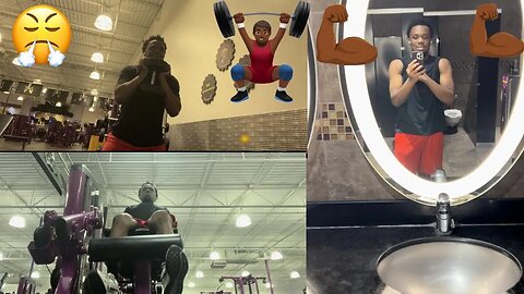 Gym Vlog: Leg day and a little bit of arms!!!