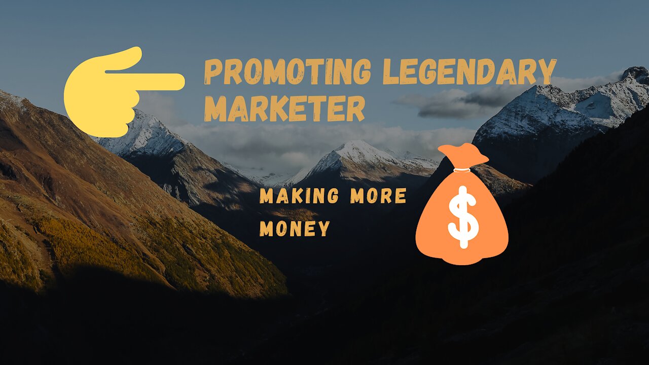 How I Make More Money Online Promoting Legendary Marketer