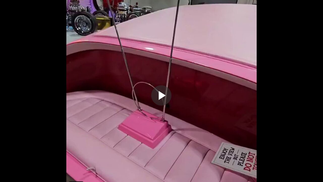 The Panthermobile from 'The Pink Panther Show' (1969), housed at the Galpin Automobile Museum.