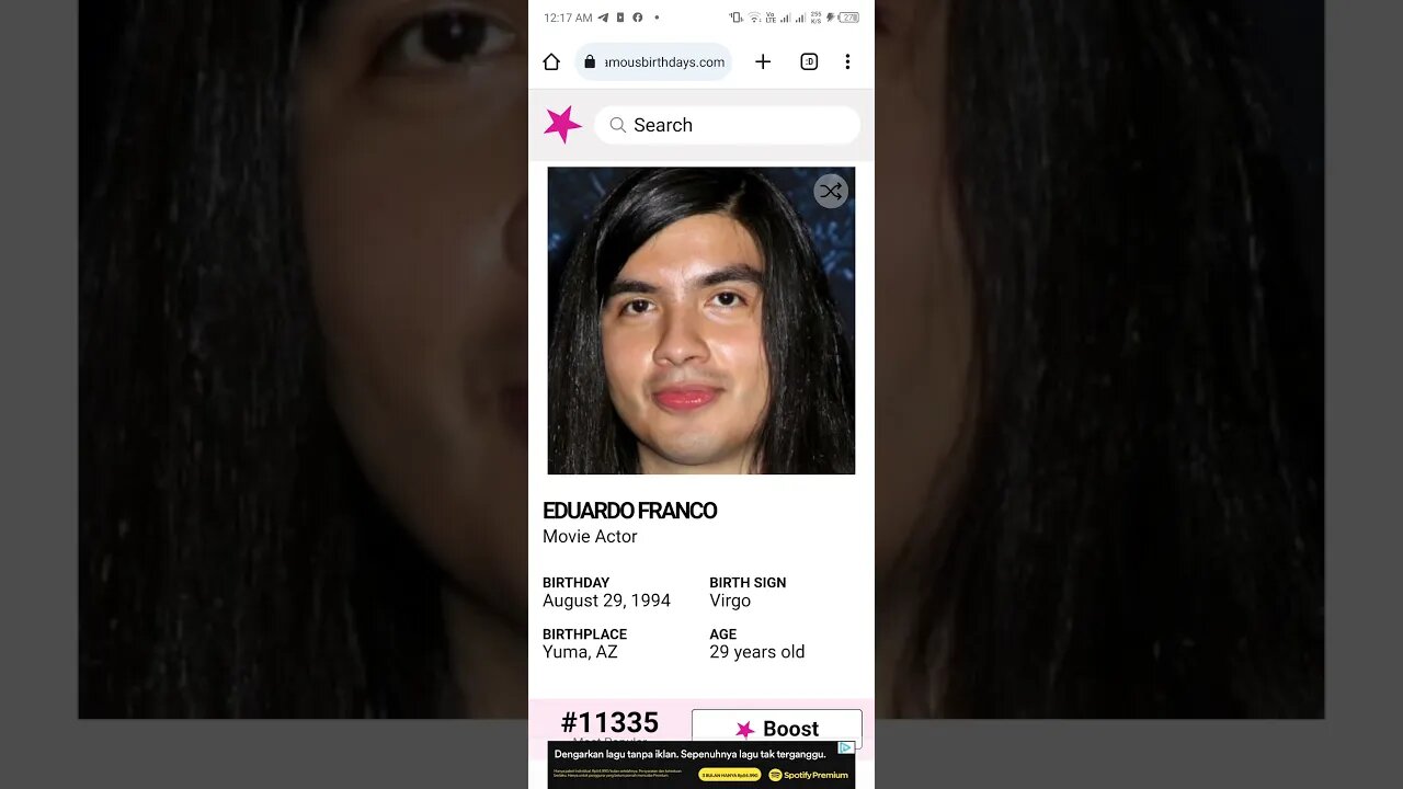 HAPPY 29 BIRTHDAY EDUARDO FRANCO