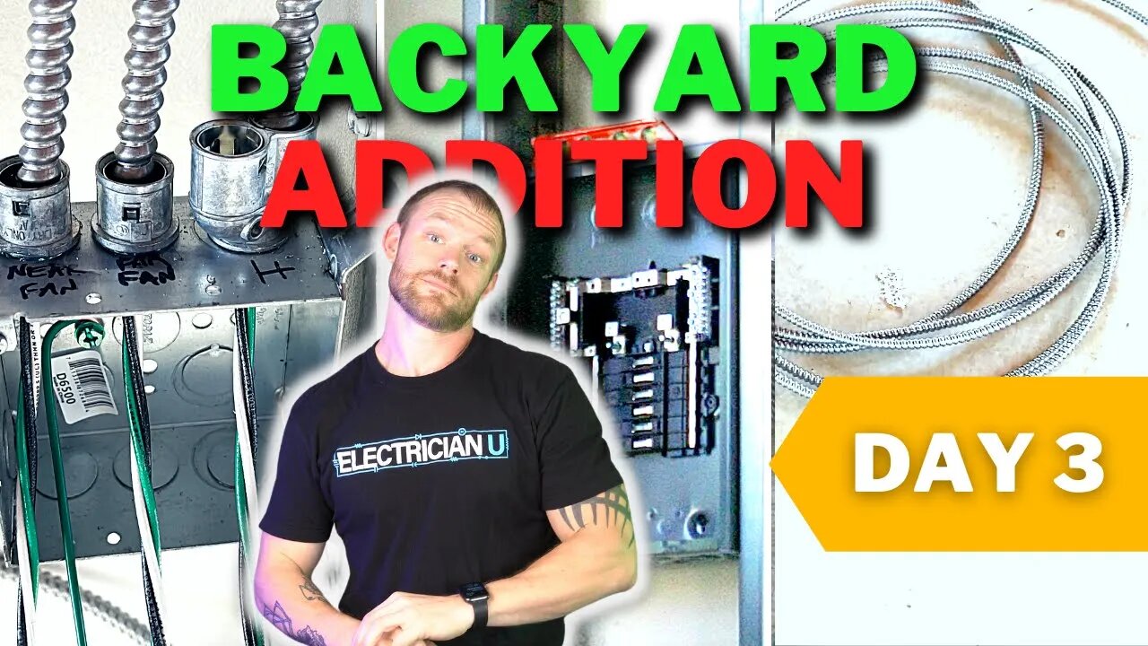 Backyard Addition - DAY 3 - Using Up the Rest of the MC!!!