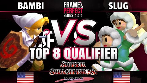 FPS5 Online - Bambi (Young Link) vs. BLE | Slug (Ice Climbers) - Melee Top 8 Qualifier