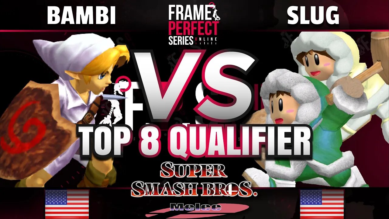 FPS5 Online - Bambi (Young Link) vs. BLE | Slug (Ice Climbers) - Melee Top 8 Qualifier