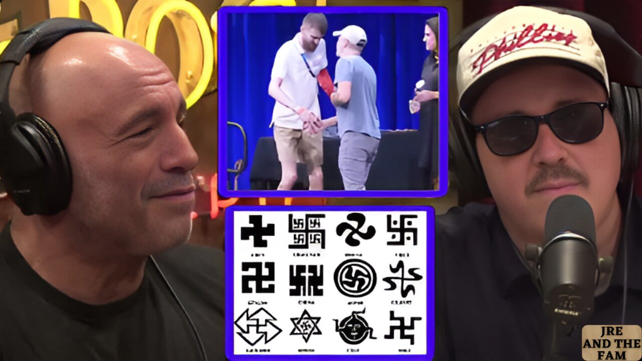 Jon Stewart Honors Ukraine Nazi in Disney World & Meaning Behind Swastikas Joe Rogan Experience