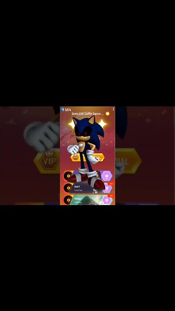 Sonic EXE coffin dance #shorts #music #dance #tileshop #mobilegaming