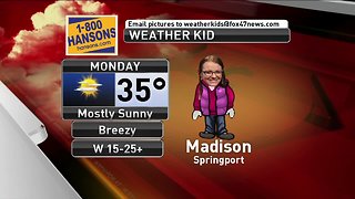 Weather Kid - Madison - 3/10/19