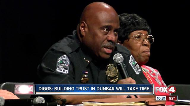 Chief says community trust will take more time