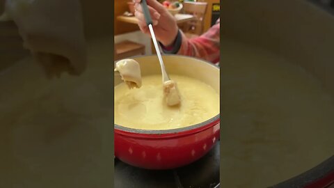 Fondue in the Swiss Alps! Doesn’t get any better!