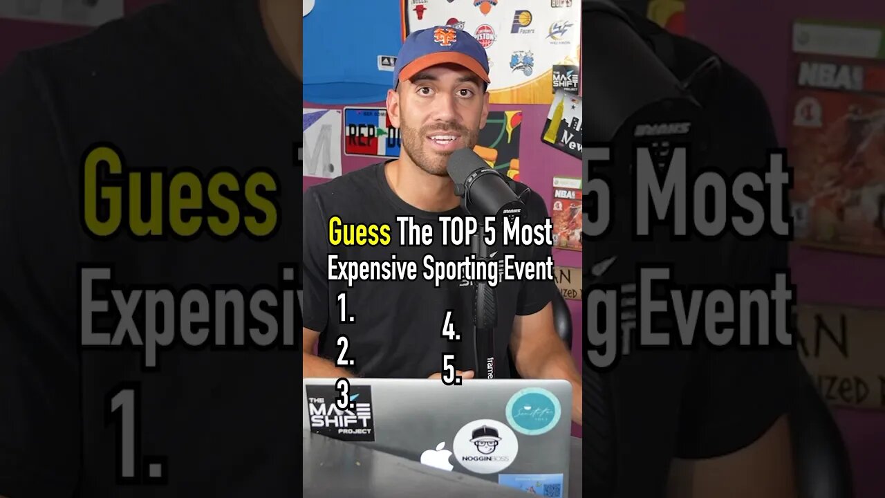 Top 5 MOST EXPENSIVE SPORTS TICKETS Ever!! Can You Guess Then? #shorts