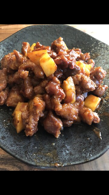 #Shorts Cherry Pork with Pineapple 樱桃肉