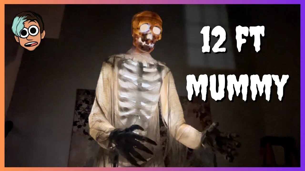 👻Lowes 12 Ft Mummy - Unboxing/Setup!🎃