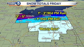 Rain and snow mixing heading our way