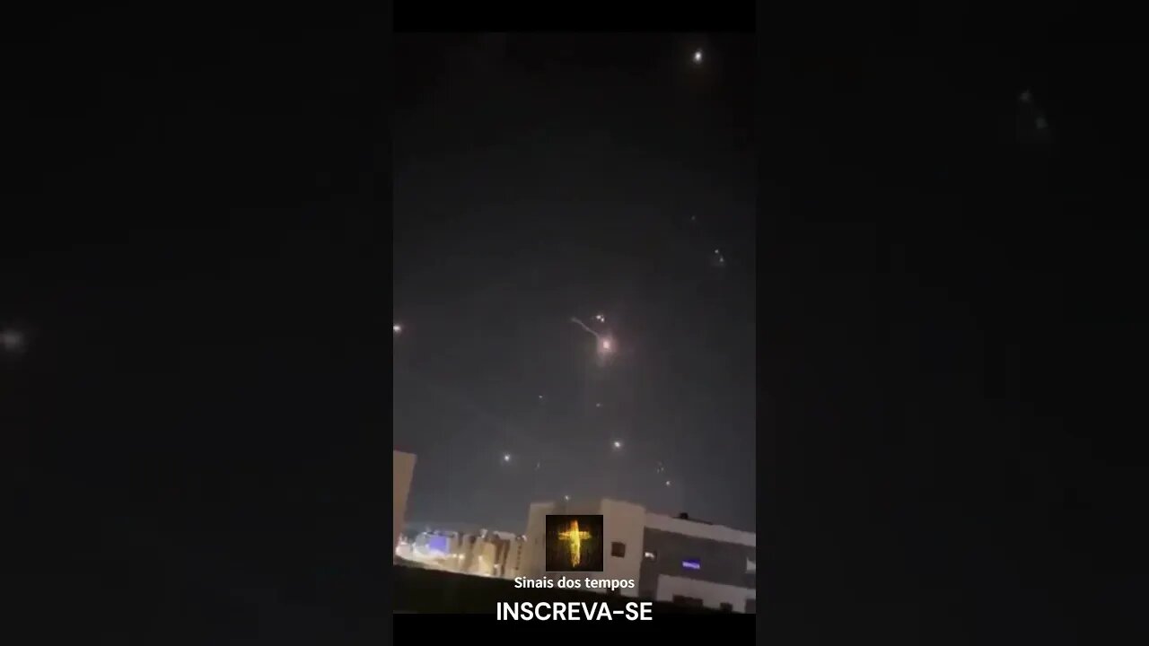 Tel Aviv, Israel, IRON DOME - ataques de terroristas do Hamas