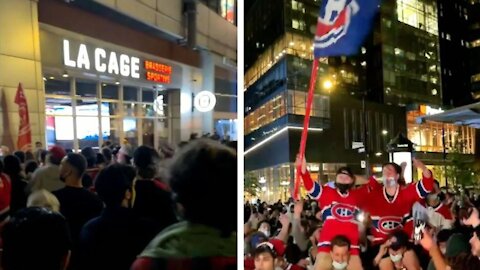 Voici à quoi ressemblaient les rues de Montréal après la victoire du Canadien en 7