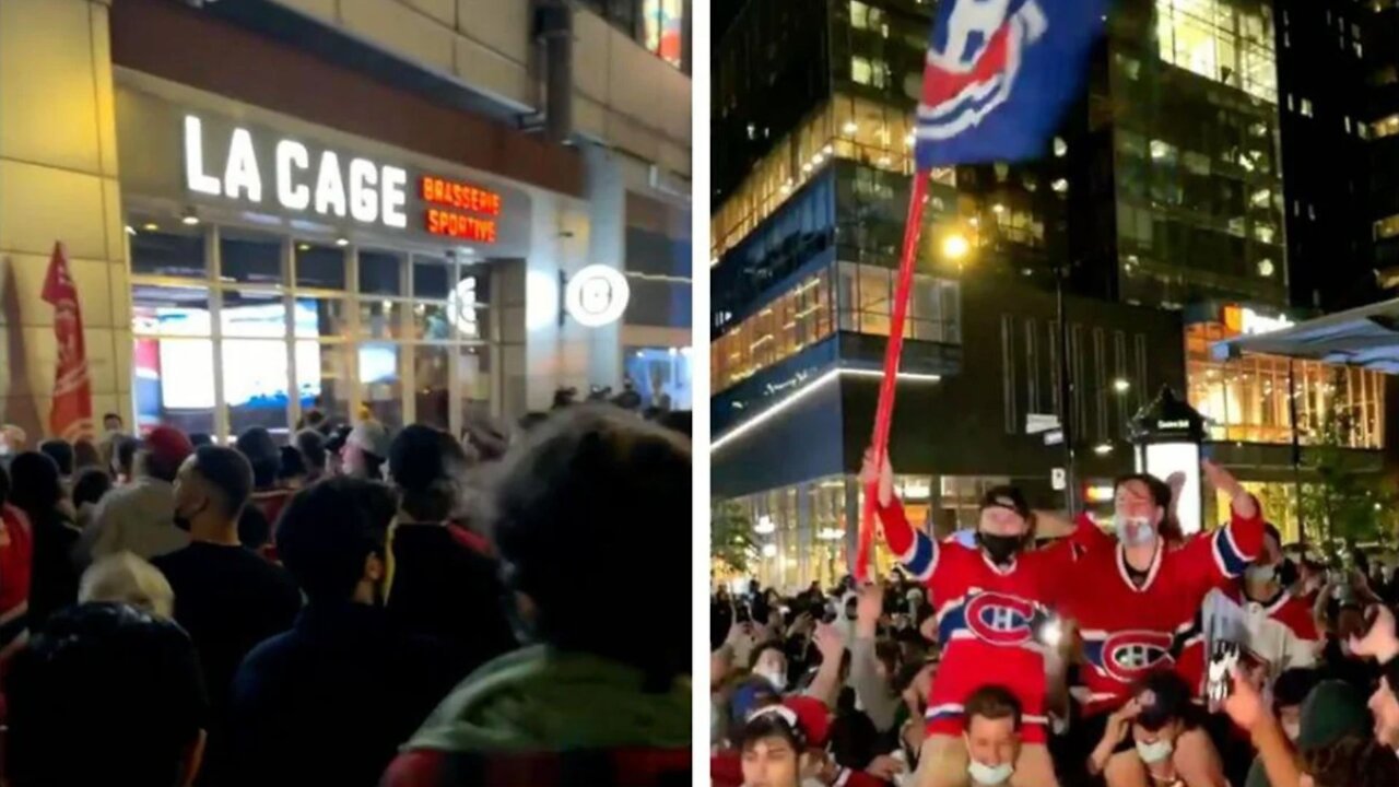 Voici à quoi ressemblaient les rues de Montréal après la victoire du Canadien en 7