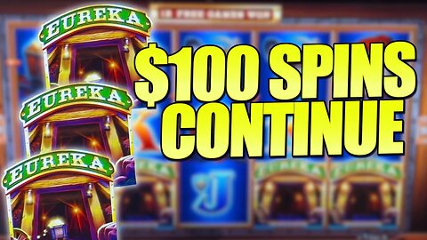 We Continued More $100 Spins After Ending Our Live on Eureka Reel Blast!!