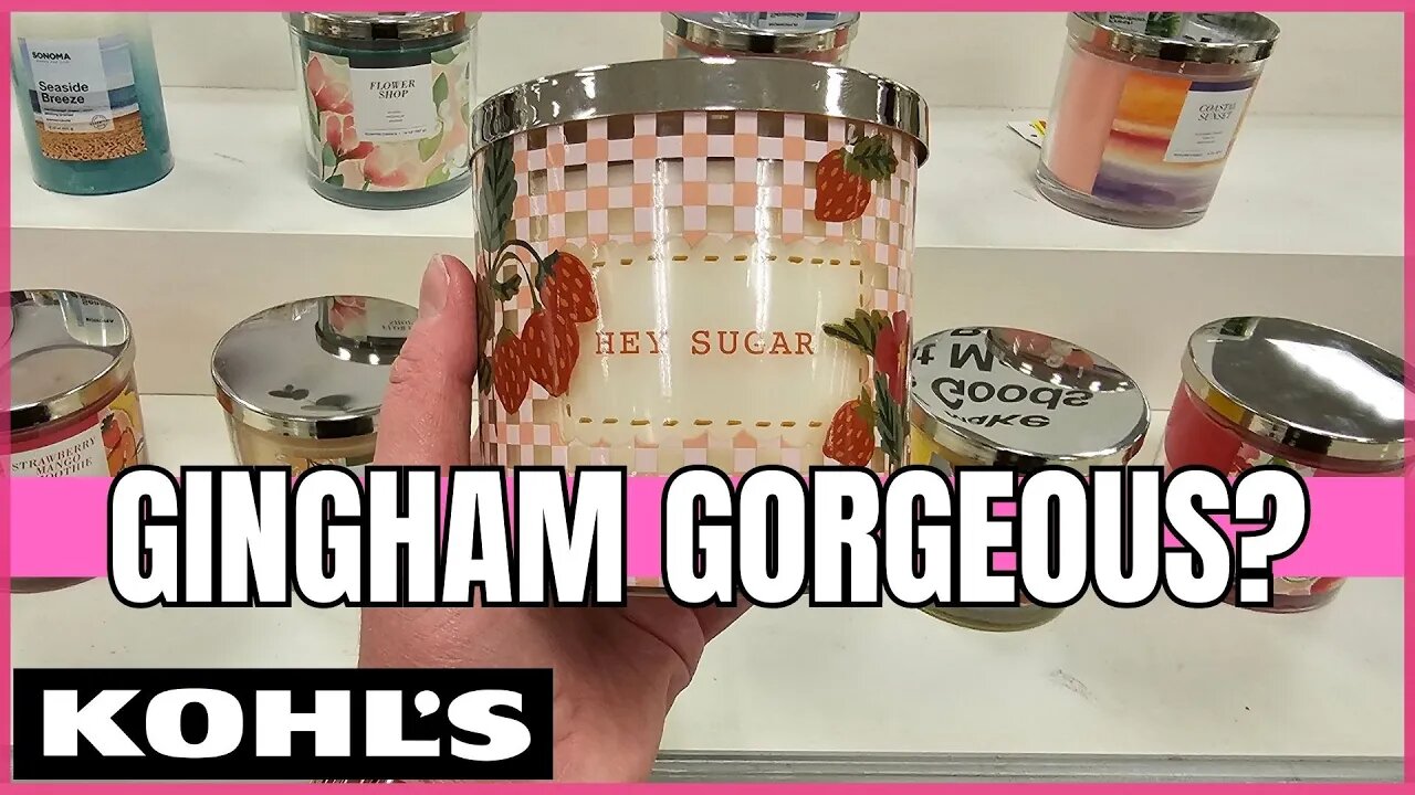 KOHL'S New Summer Candles | Aromatherapy Candles | Store Walk Thru | #kohls #bathandbodyworks