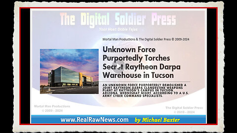 Unknown Force Destroys DARPA Warehouse in AZ