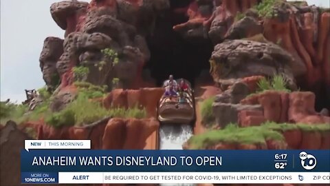 Push for Disneyland to reopen