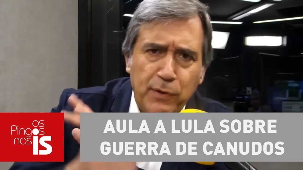 Marco Antonio Villa dá aula a Lula sobre Guerra de Canudos