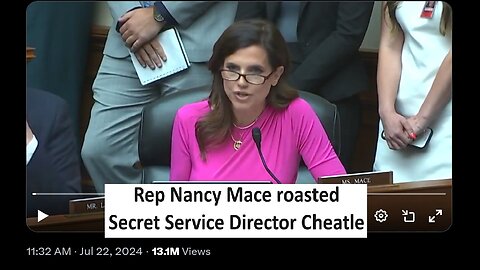 Rep Nancy Mace Destroys Secret Service Director Cheatle