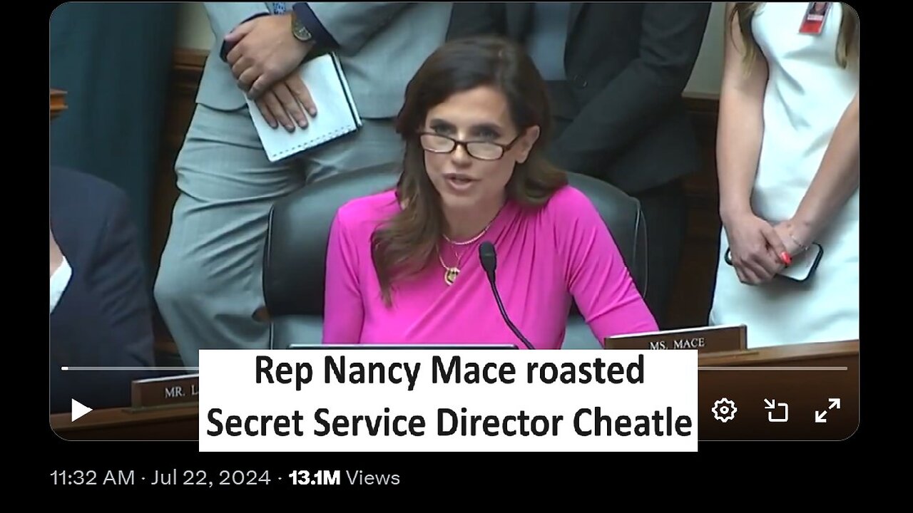 Rep Nancy Mace Destroys Secret Service Director Cheatle