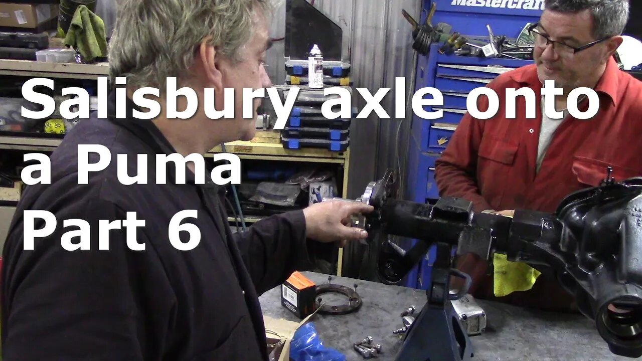 Salisbury axle onto a Puma Part 6