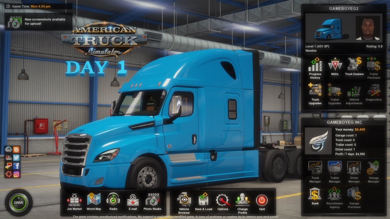 ATS | American Truck Simulator | Steamboat Springs Colorado | Delivering Used Packaging | Day 1