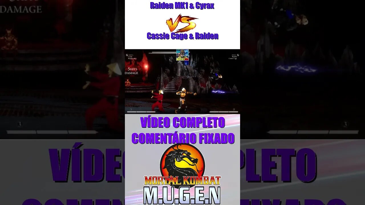 #mugen #RaidenMK1 #Cyrax #CassieCage #Raiden #shorts #mortalkombatlegacy2 #mortalkombatthe #mortalko