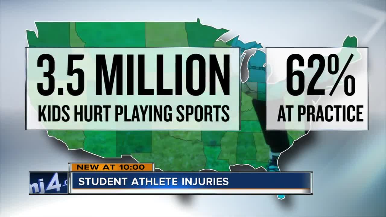 Student athletes injuries on the rise, but Delafield trainer has easy tips to stay safe