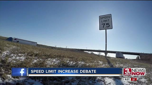 Speed limit change proposed