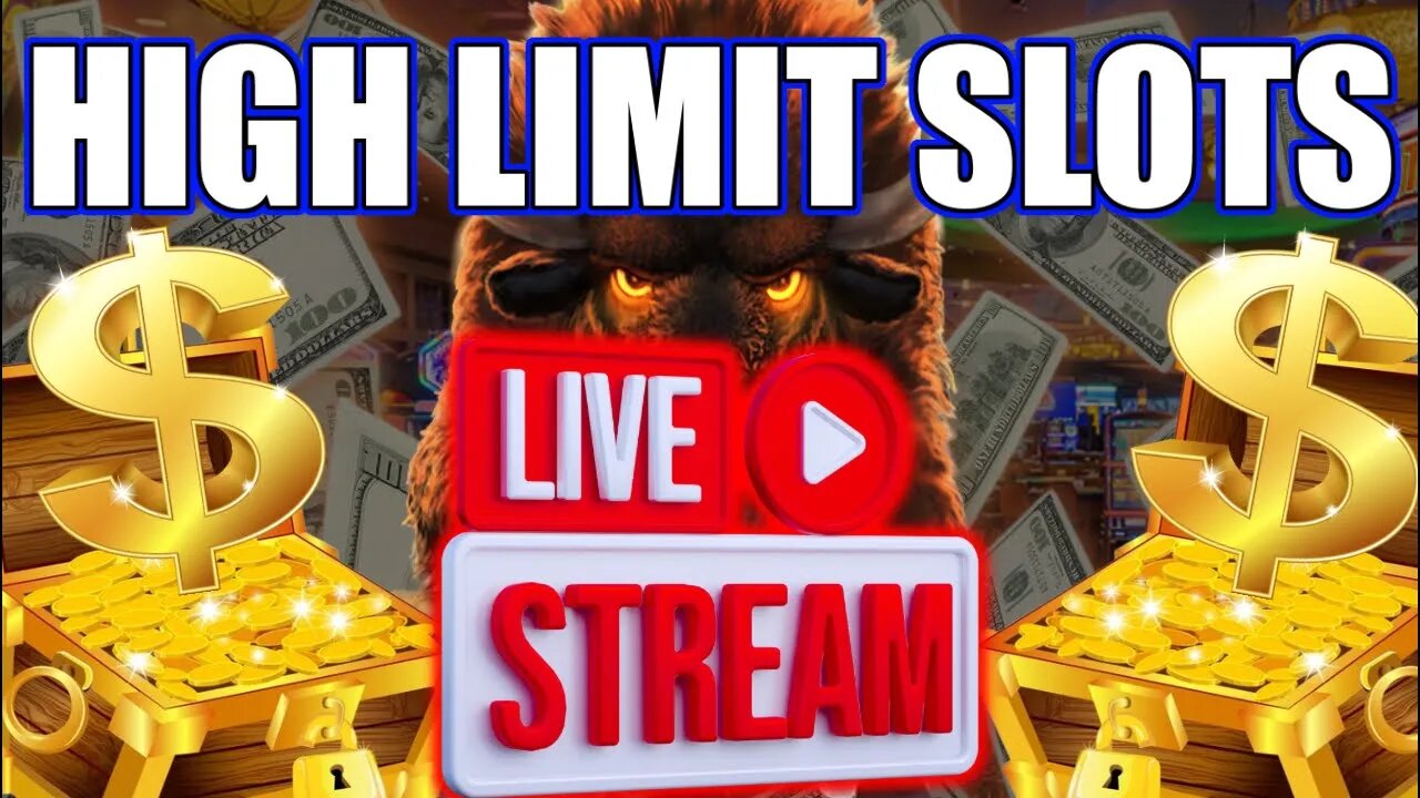 🔴LIVE: Clickfather Gambles $35,000 In Las Vegas: High Limit Slot Play on Huff N more Puff