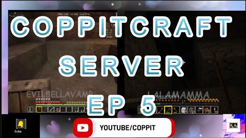 #Minecraft Mining, Laughing, and Exploring on the CoppitCraft Server EP 5