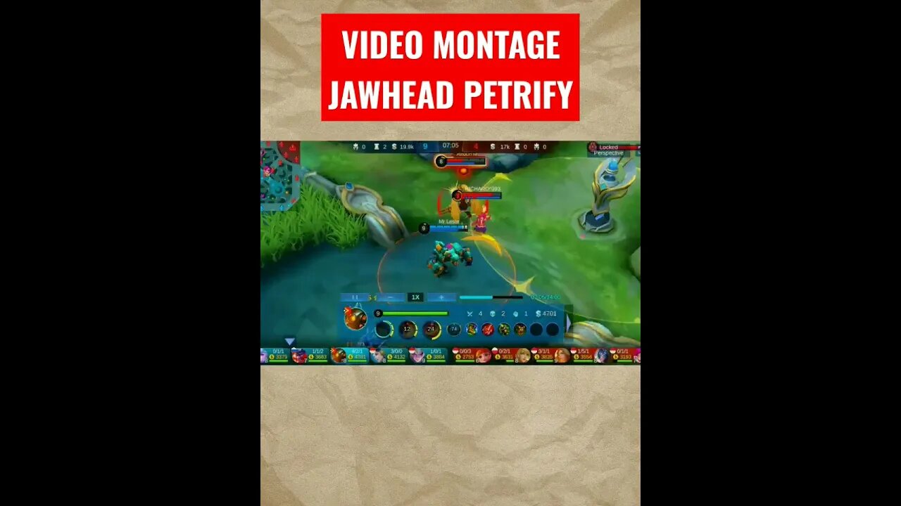 JAWHEAD PETRIFY😂😂 #ml #mlbb #mobilelegend #mobilelegendsgame #omletarcade #mobilelegends