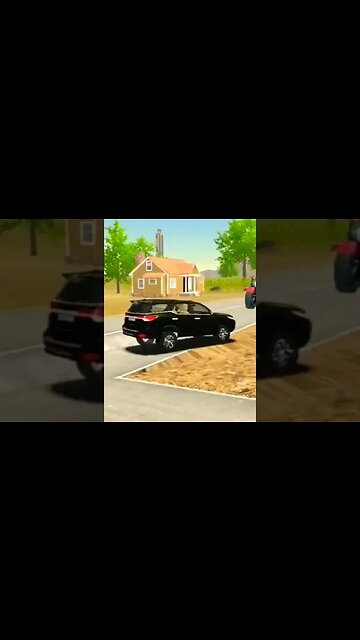 Cars Vs Speedbumps😱| Fortuner Suspension Test #shorts #indianbikedriving3d