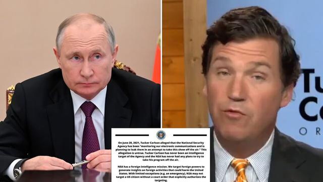 TUCKER CARLSON INTERVIEWS PUTIN IN RUSSIA!! HE'S NOW BANNED FROM RE-ENTERING AMERICA!