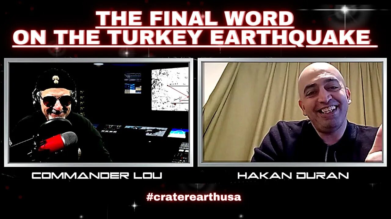 HAKAN DURAN ON GOOD & EVIL, CHRISLAM, THE NEW ROME & THE MEDIA COVERAGE OF THE EARTHQUAKE IN TURKEY!