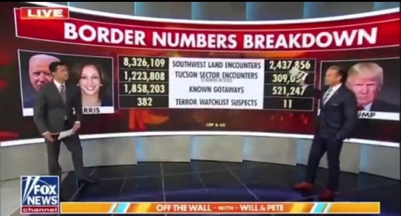 Hegseth and Cain Break Down The Border Numbers: Trump vs Harris