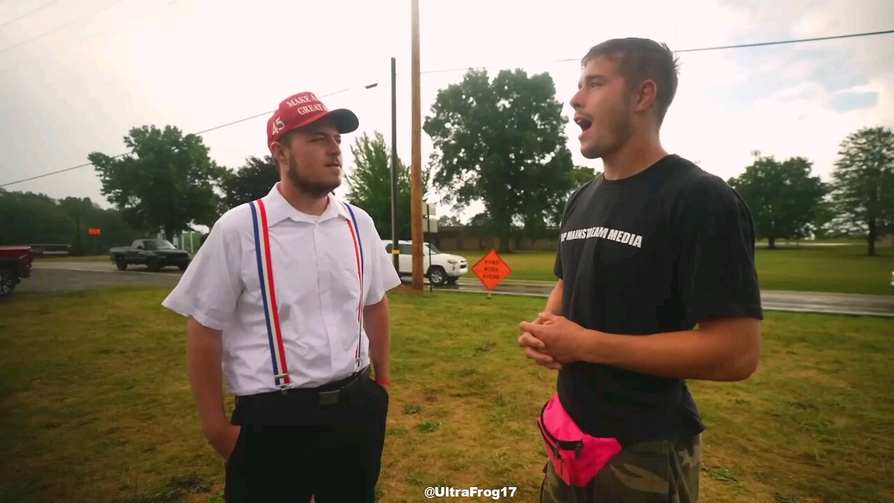 Trump supporter who has been to 22 Trump rallies talks to an interviewer (JGM'S PF, See Description)