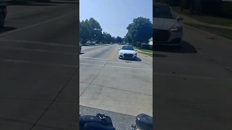 I guess audi gets to drive in any lane