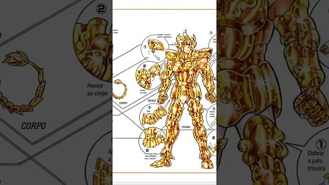 Os Cavaleiros Do Zodíaco - Armadura De Leão - Aioria [Pause o Vídeo Caso Não Consiga Ler]
