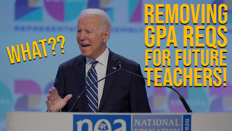 Removing GPA Requirement for Future Teachers!