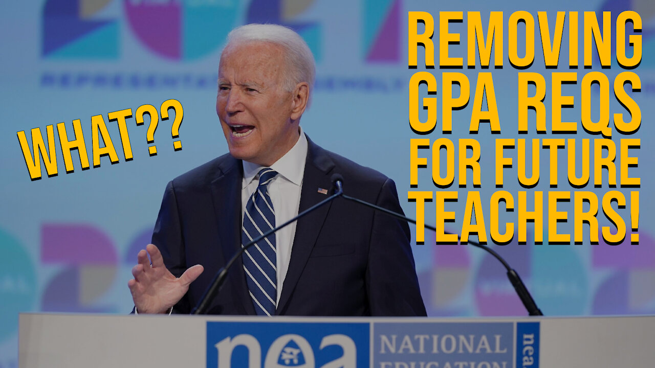 Removing GPA Requirement for Future Teachers!