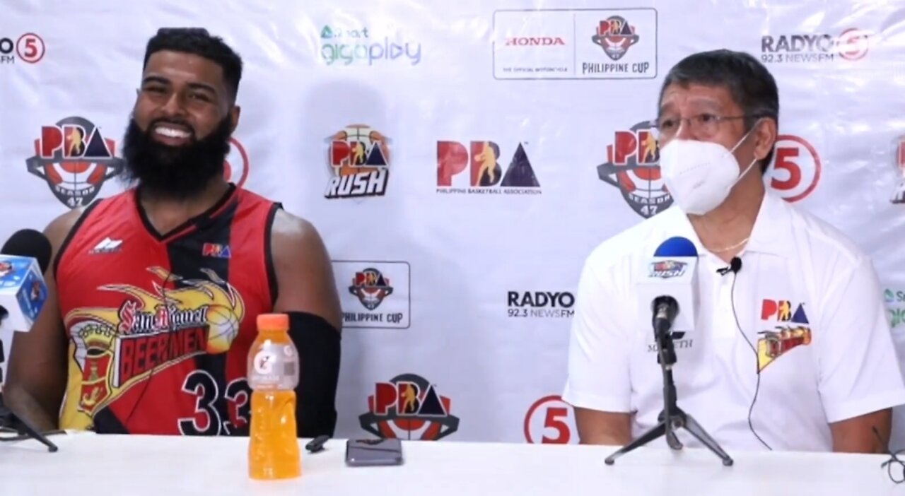 Interview with Coach Leo Austria and Best Player Mo Tautuaa [San Miguel vs Magnolia | June 17, 2022]