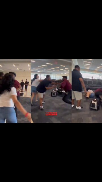 Crazy Fight Between Spirit Airlines Agent & Female Passenger Goes Viral
